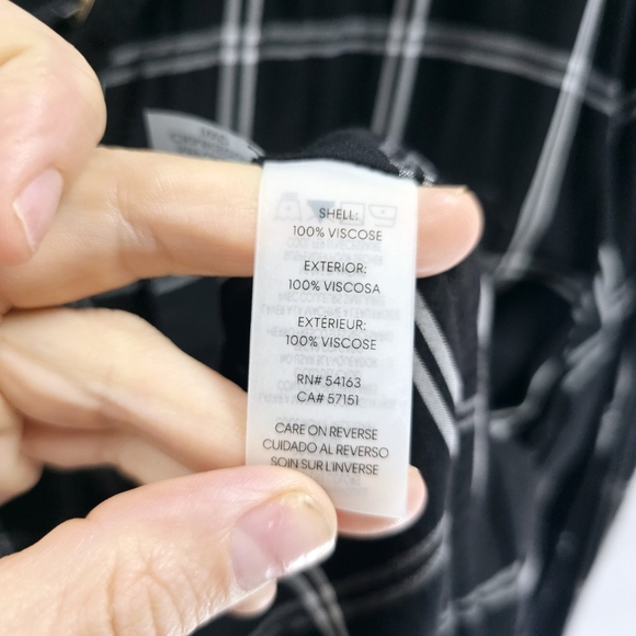 Calvin Klein Lace Up Blouse - Picture 8 of 8